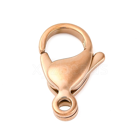 316 Stainless Steel Lobster Claw Clasps STAS-D288-09RG-1