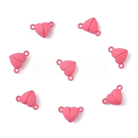 10 Sets Alloy Magnetic Clasps with Loops FIND-LP0004-76B-1