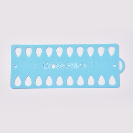 Plastic Embroidery Thread Plate DIY-WH0152-21A-1