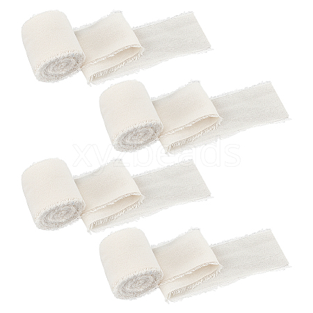 5M Cotton Frayed Ribbons OCOR-WH0045-09C-1