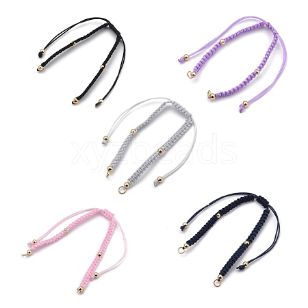 Braided Nylon Bracelet Making AJEW-JB00721-1