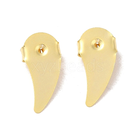 Brass Studs Earrings Findings FIND-Z039-01B-G-1