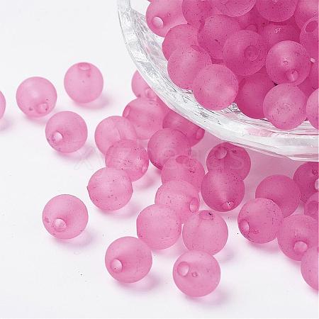 Transparent Acrylic Beads PL724-C28-1