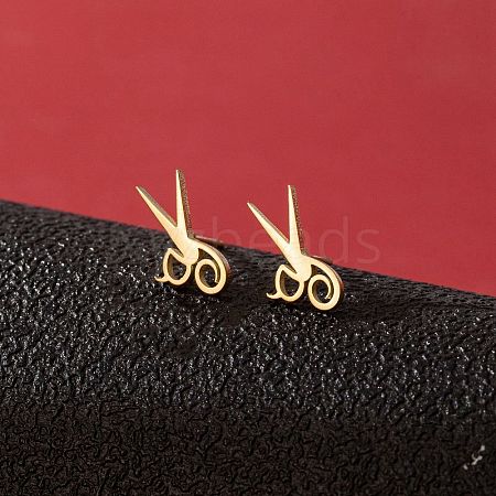 Stainless Steel Small Animal Stud Earrings for Women PW-WG87B69-21-1