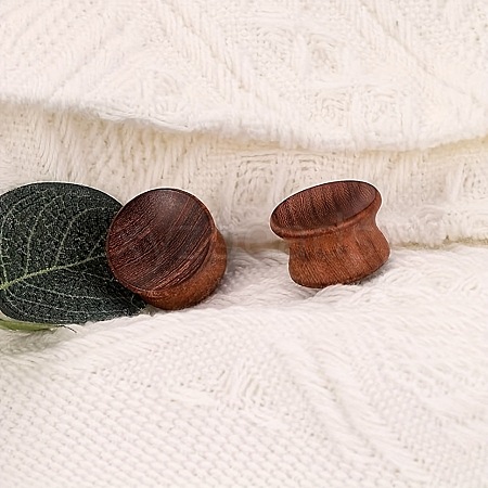 Wooden Ear Plugs Gauges WGA2F1F-20-1