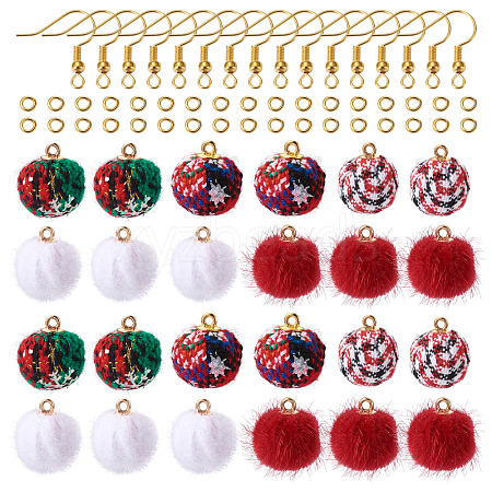 DIY Christmas Style Earring Making Kits DIY-TA0008-88-1