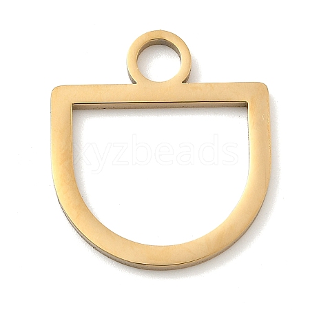 304 Stainless Steel Pendants STAS-P433-13B-G-1