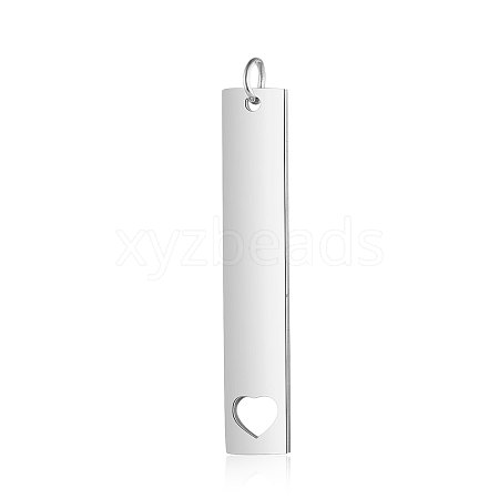 Anti-Tarnish 304 Stainless Steel Pendants STAS-I311-13P-1