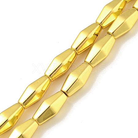 Electroplated Synthetic Non-magnetic Hematite Beads Strands G-Z032-H02-09G-1