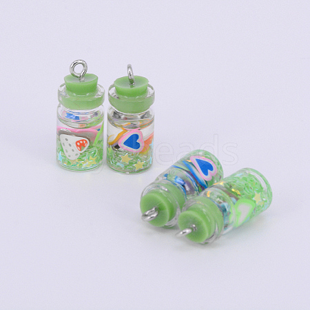 Plastic Pendants KY-WH0020-77F-1