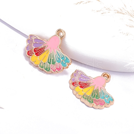 Bohemia Style Alloy Enamel Pendants PW-WG97A30-04-1