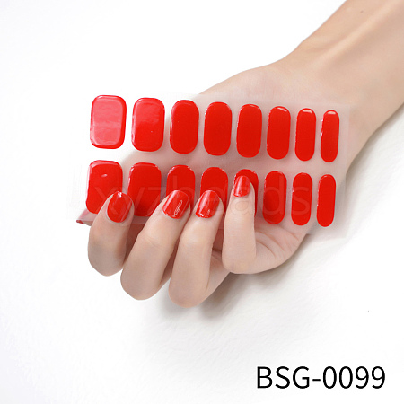 Nail Art Full Cover Nail Stickers MRMJ-YWC0001-BSG-0099-1