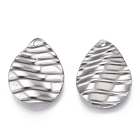 304 Stainless Steel Pendants STAS-T063-205P-1