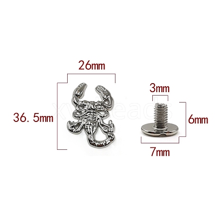 Zinc Alloy Decorative Buttons PW-WG6A501-16-1