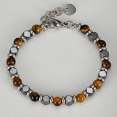 Stainless Steel Beaded Bracelets for Women Men CJ9241-1-1