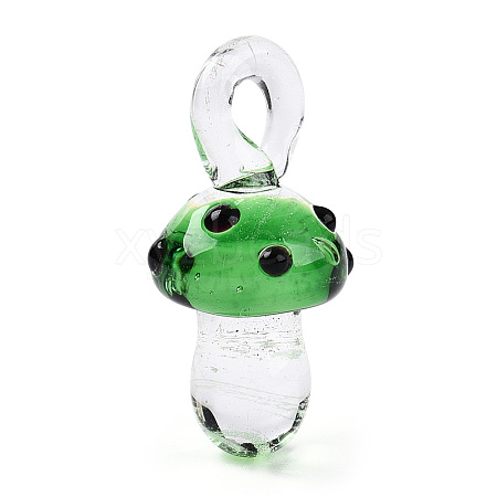 Handmade Lampwork Pendants LAMP-T021-18H-1