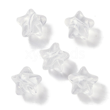 Transparent Acrylic Beads TACR-U008-04B-1