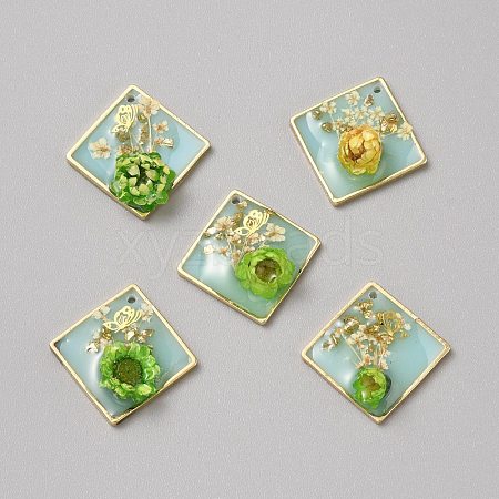 Resin Pendants RESI-TAC0010-96A-1