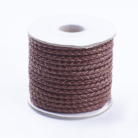 Round Braided Cowhide Cords WL-L009-01Q-1