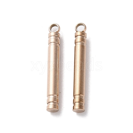 304 Stainless Steel Pendants STAS-Z062-01RG-1