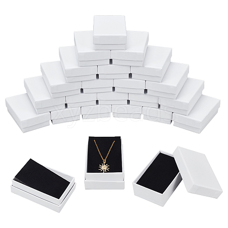 Cardboard Jewelry Boxes CBOX-WH0003-27-1