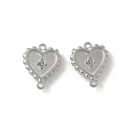 304 Stainless Steel Connector Cabochon Settings STAS-Z144-07P-1