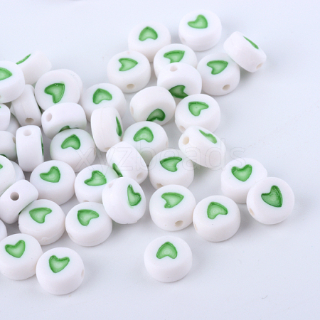 Opaque Acrylic Beads SACR-Q126-07I-1
