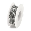 304 Stainless Steel Twist Oval Link Chains CHS-K017-04P-2