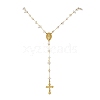 Rosary Bead Necklaces NJEW-JN04883-1