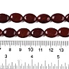 Natural Red Rainbow Jasper Beads Strands G-M206-51-5