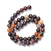 Natural Brecciated Jasper Beads Strands G-M381-01B-4