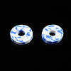 Handmade Polymer Clay Beads Strands CLAY-R089-6mm-168-4