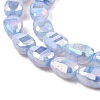Imitation Jade Glass Beads Strands GLAA-P058-06A-4