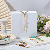 24Pcs 12 Style Alloy and Natural & Synthetic Gemstone Pendant Decorations HJEW-CA00052-5
