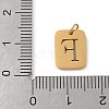 304 Stainless Steel Charms STAS-R001-01G-F-3