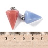 Synthetic Noctilucent Stone/Luminous Stone Pendants G-Z054-04A-4