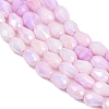Anti-Tarnish Electroplate Glass Beads Strands GLAA-T025-13A-05-4