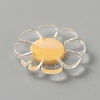 Transparent Resin Pendants RESI-WH0029-46B-09-2
