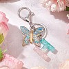 Butterfly Shape Resin & Acrylic Keychain KEYC-JKC01067-07-2