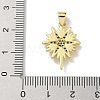 Brass Micro Pave Cubic Zirconia Pendants KK-M300-06G-02-3