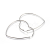 Tarnish Resistant 201 Stainless Steel Hoop Earrings EJEW-A052-11A-2