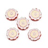 Printed Cinnabar Beads CARL-A001-01D-1