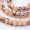 Electroplate Glass Beads Strands EGLA-P018-6mm-H07-3A-1