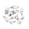 Electroplate Natural Sea Shell Pendants SSHEL-Q100-01P-1