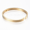 Ion Plating(IP) 304 Stainless Steel Bangles BJEW-H553-01G-3