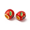 Rack Plating Alloy Enamel European Beads ENAM-M048-25MG-B-3