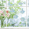 16Pcs Waterproof PVC Colored Laser Stained Window Film Static Stickers DIY-WH0314-098-7
