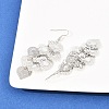 Brass Dangle Earrings EJEW-B157-02A-P-3