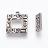 Tibetan Style Alloy Toggle Clasps PALLOY-E450-14AS-2