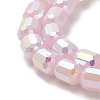 Imitation Jade Glass Beads Strands EGLA-D030-05A-3